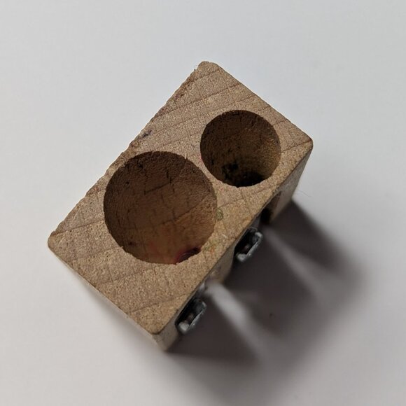 Vintage Mobius Ruppert M+R 411-0 Wood Pencil Sharpener Made in Germany - Picture 4 of 5